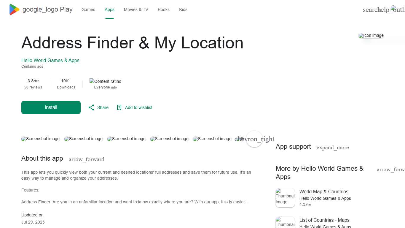 Address Finder & My Location - Apps on Google Play